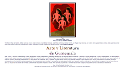 Desktop Screenshot of literaturaguatemalteca.org